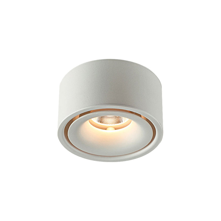 Propus 10W Dimmable Round Surface Mounted LED Downlight White / Tri-Colour - DD1542-WHTC10C02