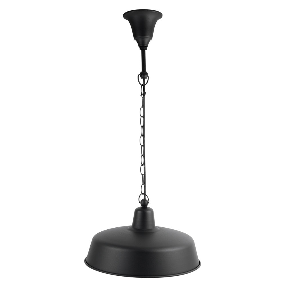 Industrial Interior Pendant Matt Black - DEKSEL06