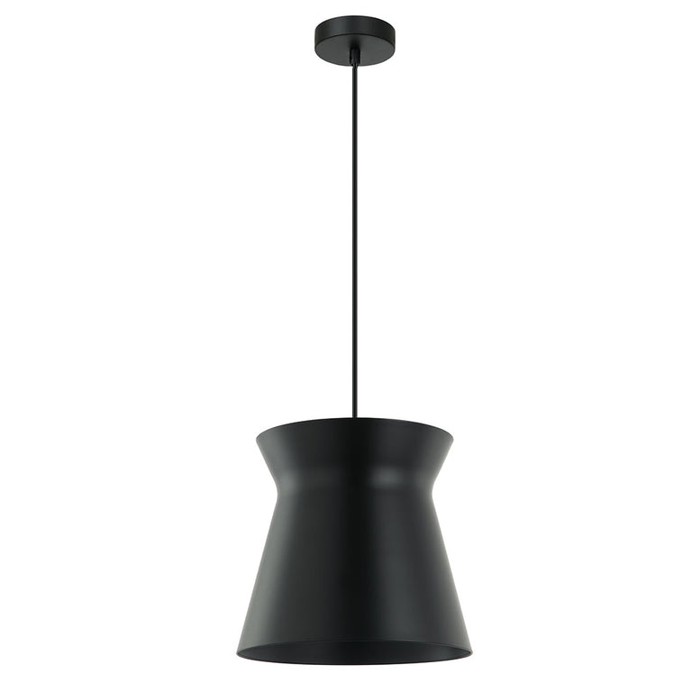 Interior Cone Flat Top Pendant Black - DIABLO1