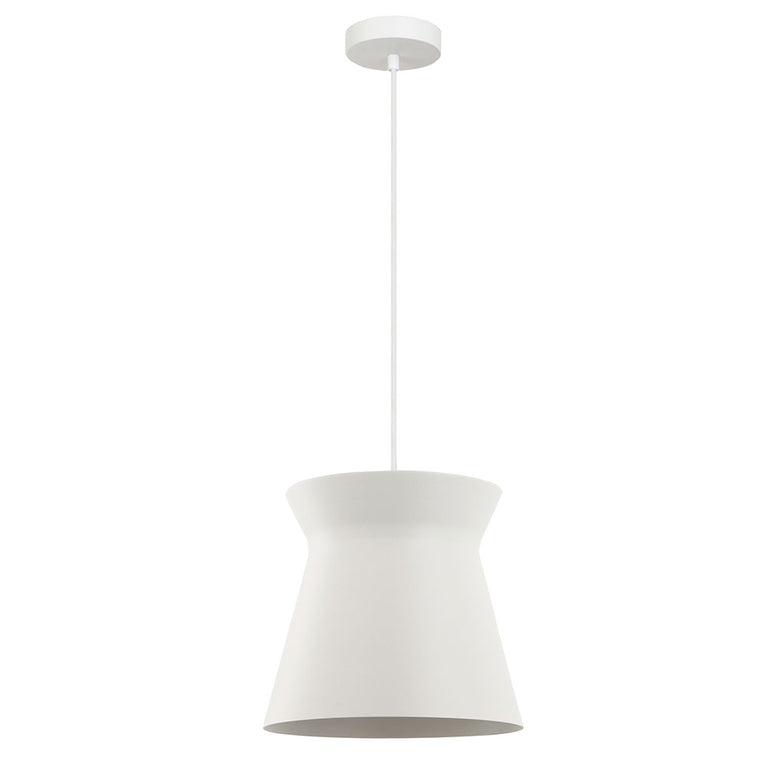 Interior Cone Flat Top Pendant White - DIABLO2