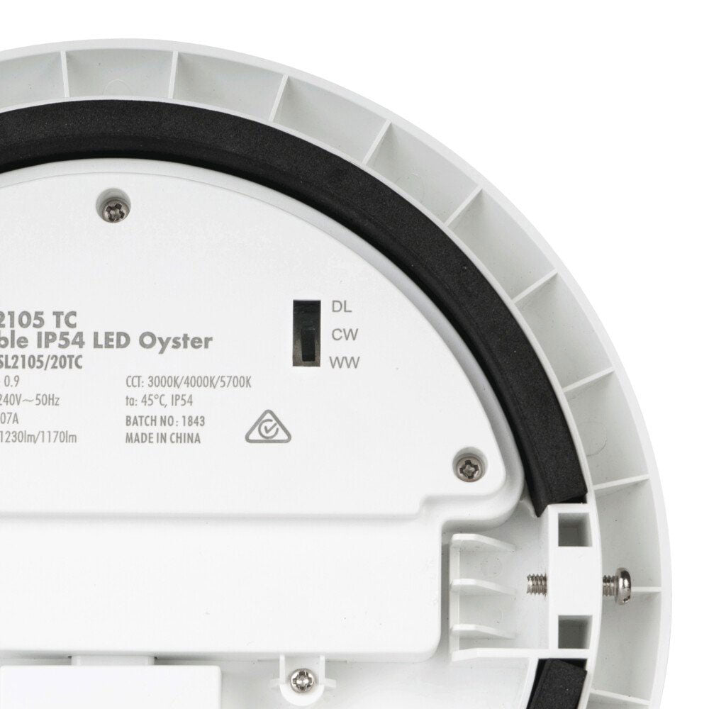 Disc 30W LED Dimmable Oyster White / Tri-Colour - SL2105/40TC