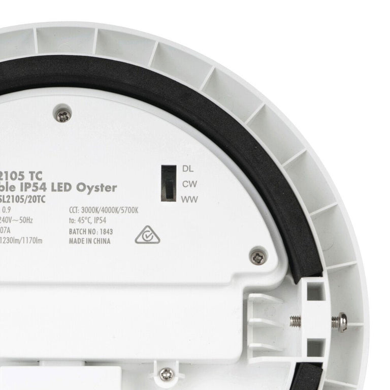 Disc 30W LED Dimmable Oyster White / Tri-Colour - SL2105/40TC