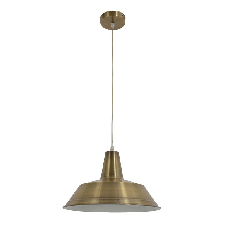 Industrial Metal Pendant Antique Brass - Divo1