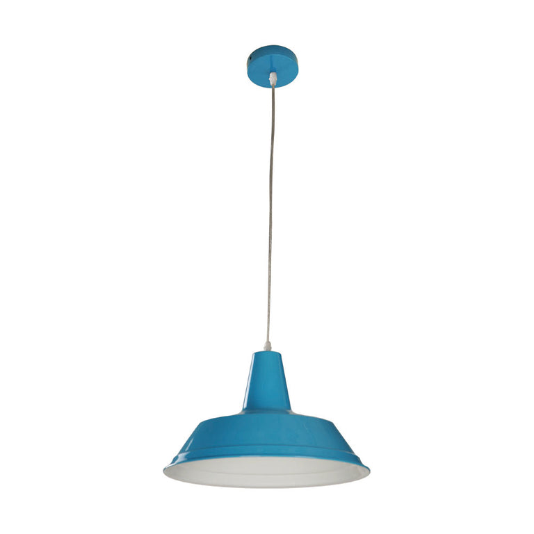 Industrial Metal Pendant Blue - Divo6