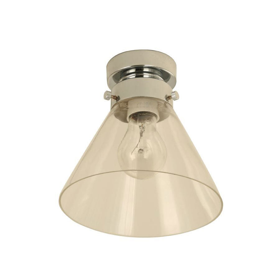 Cone Glass DIY Batten Fix Chrome / Clear - DIYBAT06
