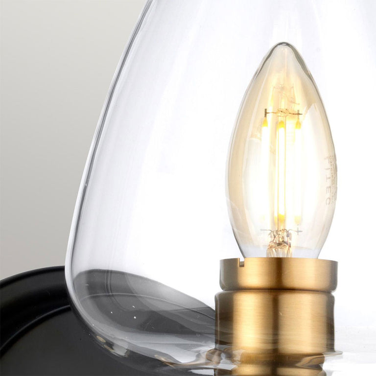 Armand 1 Light Wall Light Aged Brass - DL-ARMAND1-AB