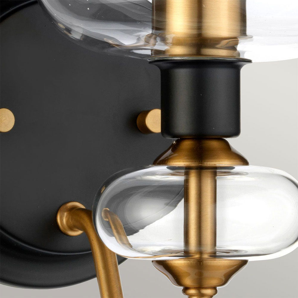 Armand 1 Light Wall Light Aged Brass - DL-ARMAND1-AB