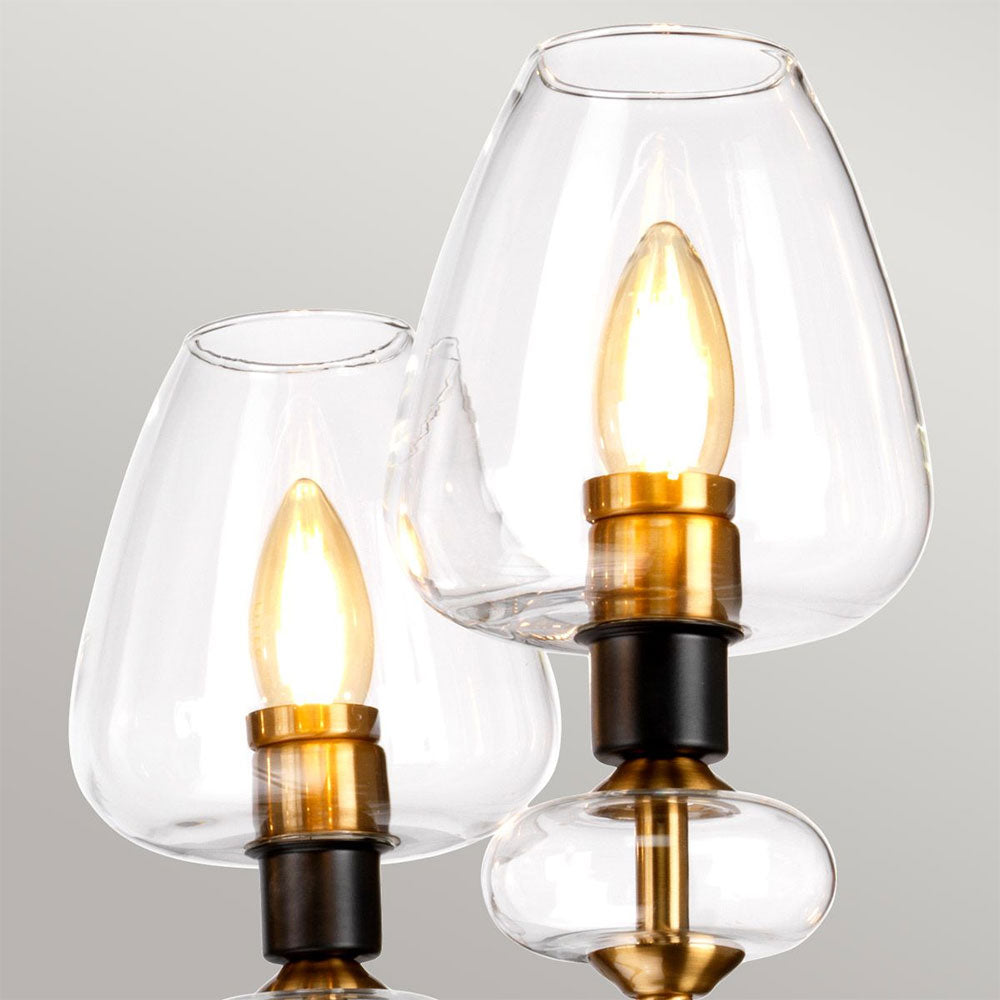 Armand 5 Light Pendant Aged Brass - DL-ARMAND5-AB
