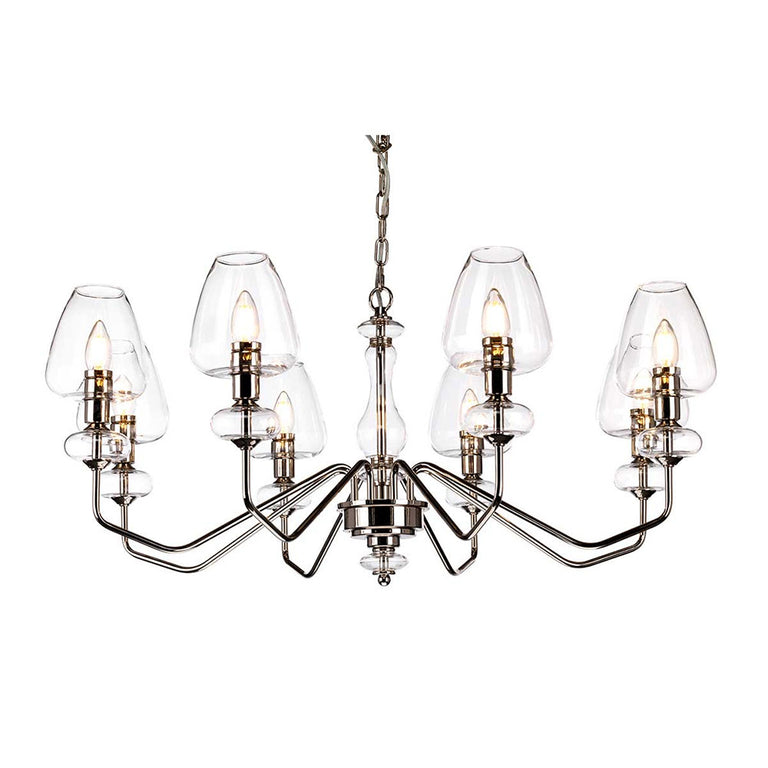 Armand 8 Light Pendant Polished Nickel - DL-ARMAND8-PN