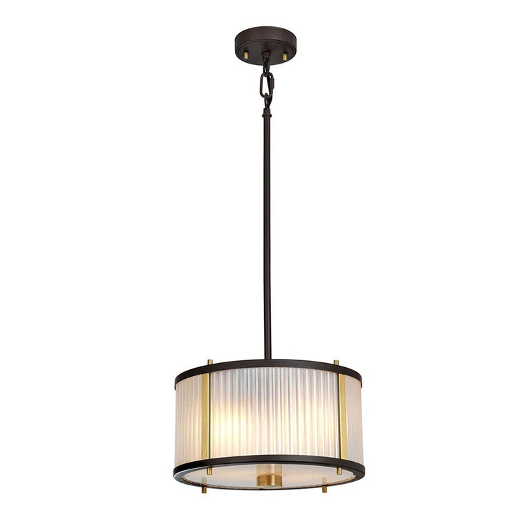 Corona 2 Light Pendant Museum Bronze - DL-CORONA-2P-BAB