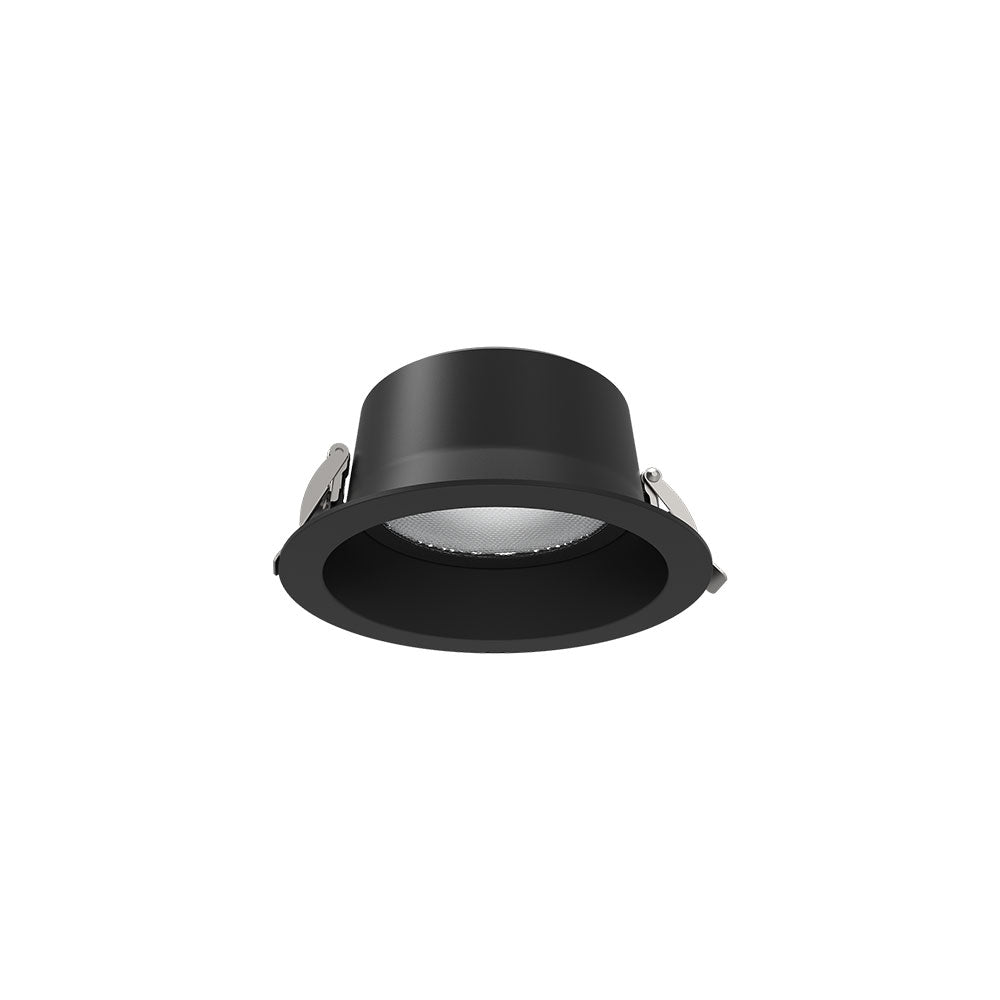 Round 12W Dimmable LED Downlight Black / Tri-Colour - DL1008-BKTC12S03