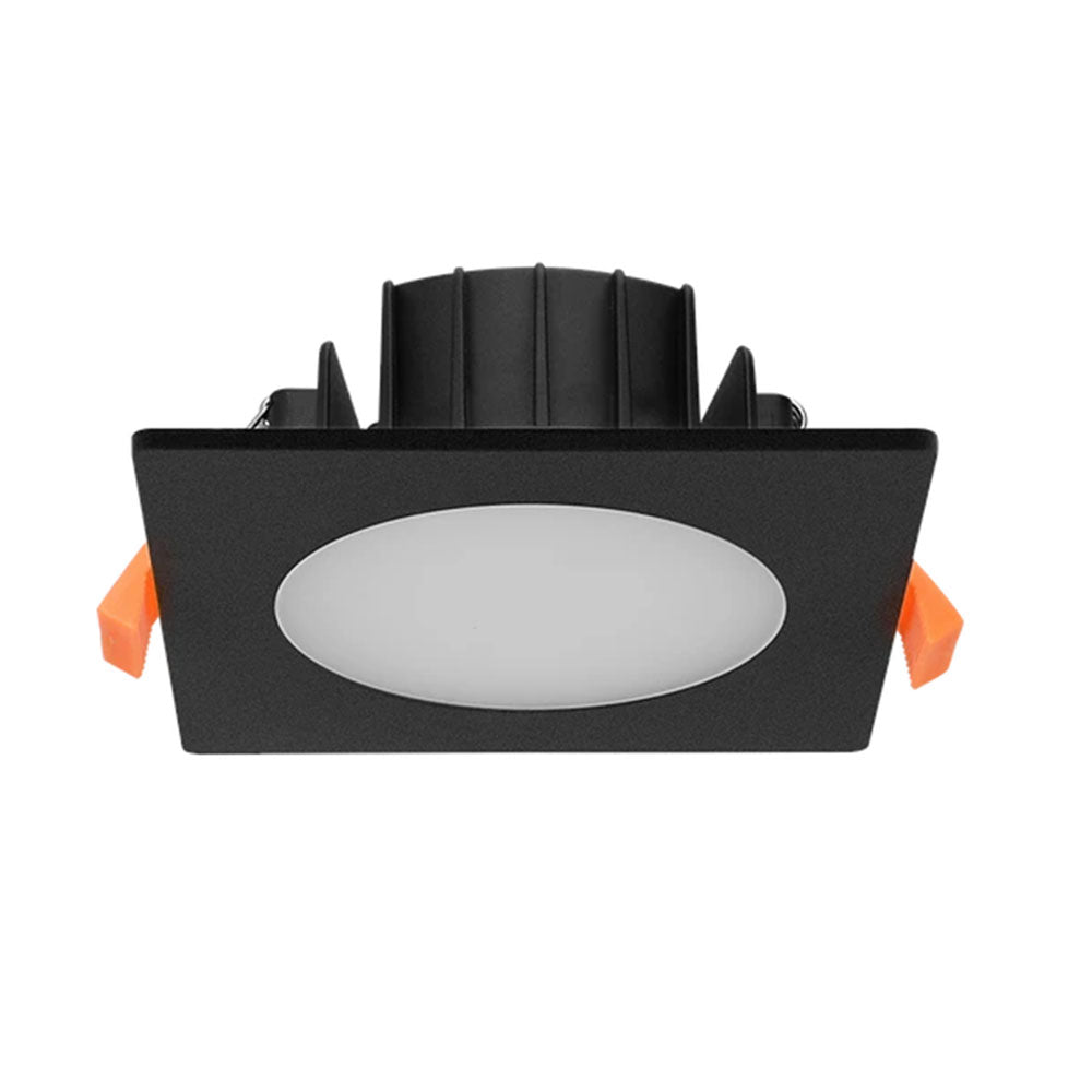 Atlas 5 10W Dimmable Square LED Downlight Black / Tri-Colour - DL1365/BK/TC