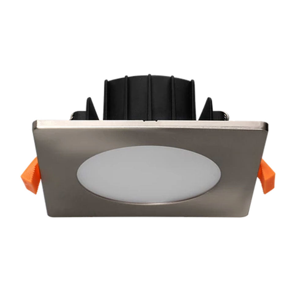 Atlas 5 10W Dimmable Square LED Downlight Satin Chrome / Tri-Colour - DL1365/SCH/TC