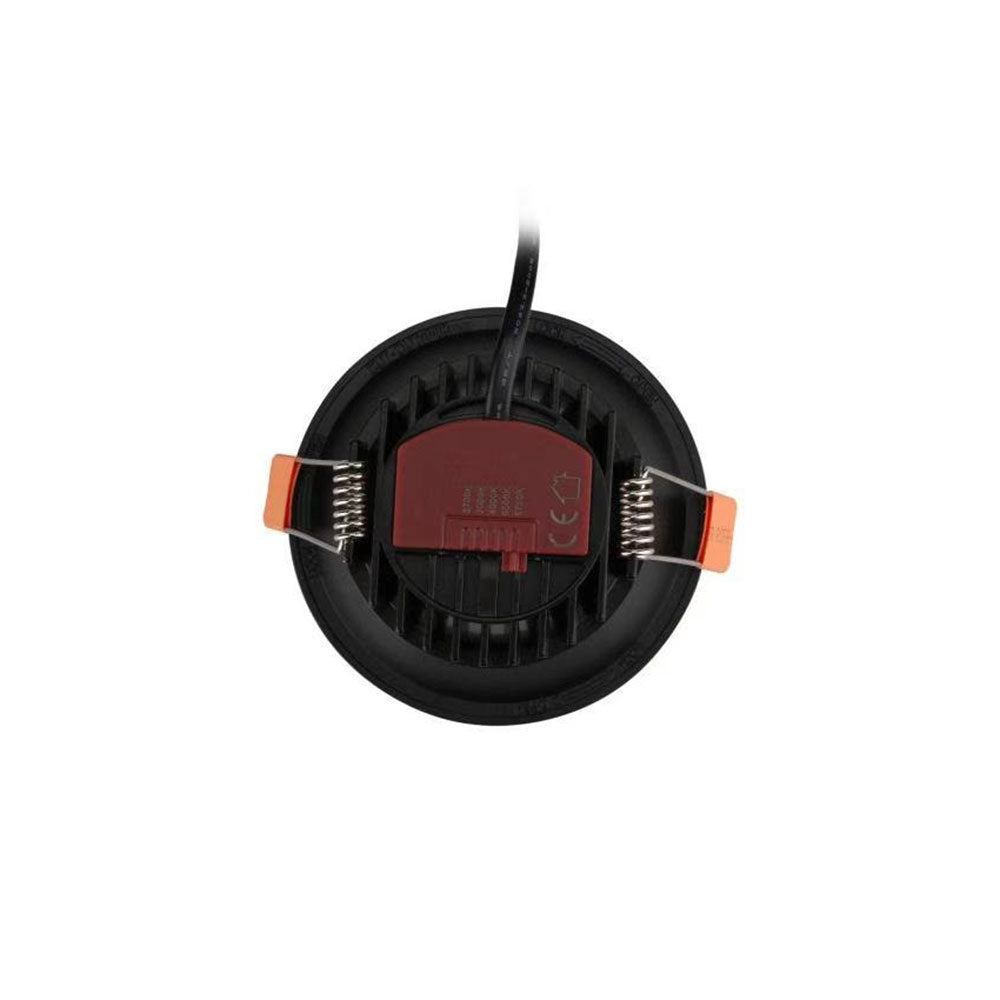 Round 15W LED Dimmable Downlight Satin Chrome / Tri-Colour - DL1583/SCH/TC