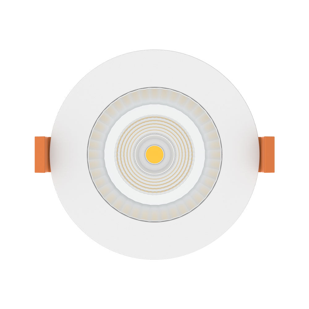 Round 12W COB Dimmable LED Downlight White / Tri-Colour - DL1756-WHTC12C02
