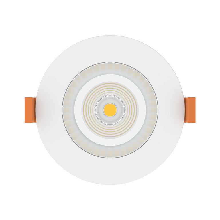 Round 12W COB Dimmable LED Downlight White / Tri-Colour - DL1756-WHTC12C02