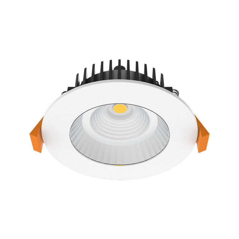 Round 12W COB Dimmable LED Downlight White / Tri-Colour - DL1756-WHTC12C02