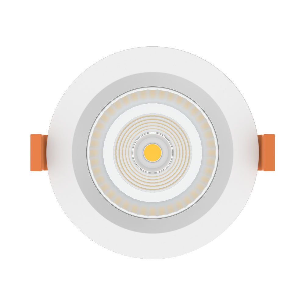 Round 12W COB Dimmable LED Downlight White / Tri-Colour - DL1757-WHTC12C02