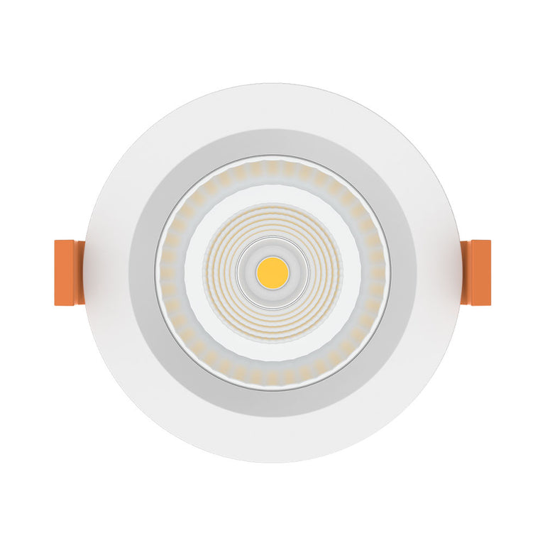Round 12W COB Dimmable LED Downlight White / Tri-Colour - DL1757-WHTC12C02