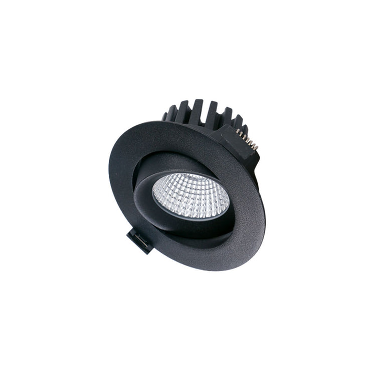 Celaeno 10W Dimmable Adjustable LED Downlight Black / Tri-Colour - DL9411-BKTC10C02
