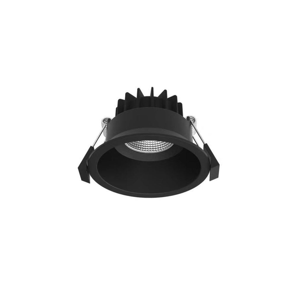 Round 10W Dimmable LED Downlight Black / Tri-Colour - DL9415-BKTC10C03