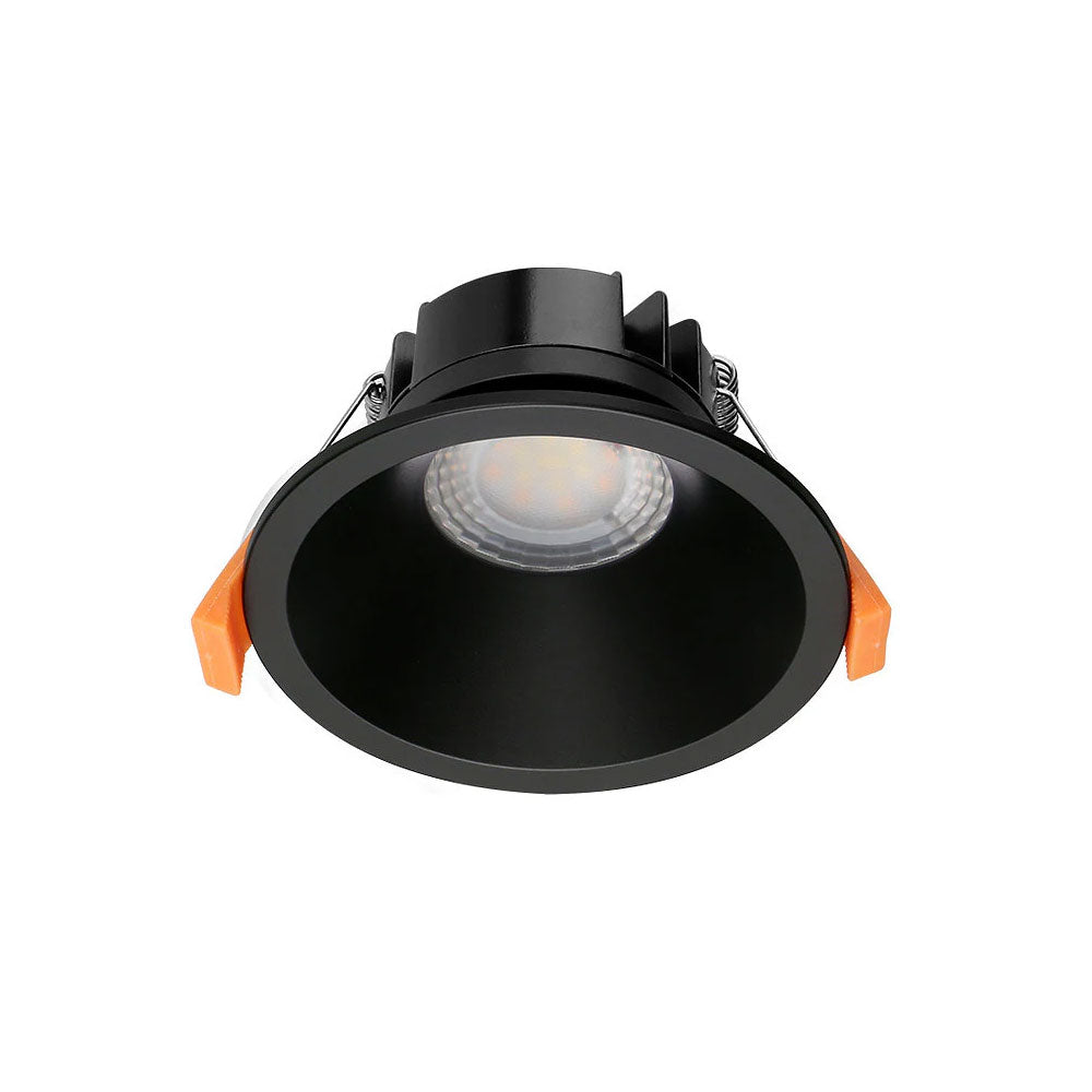 Capella 10W Dimmable LED Downlight Black / Tri-Colour - DL9417-BKC10S03