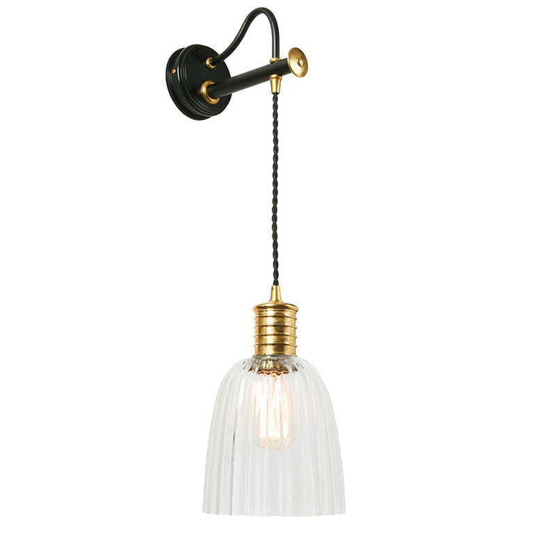 Douille Wall Light Black / Polished Brass - DOUILLE1-BPB
