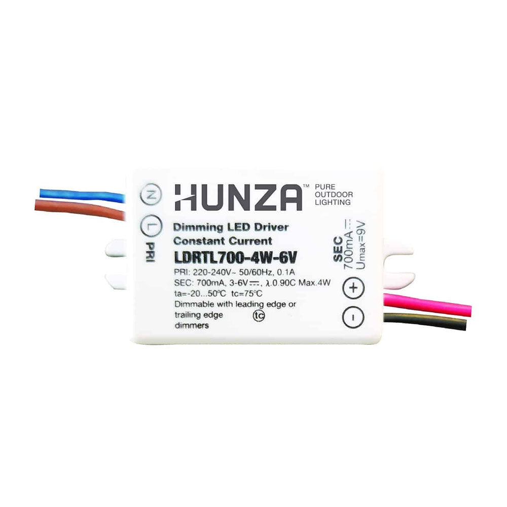 Hunza 240V Constant Current Driver 4W 6V - DR LDRTL700-4W-6V