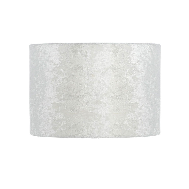 Dama Velvetine Drum Shade 16" White