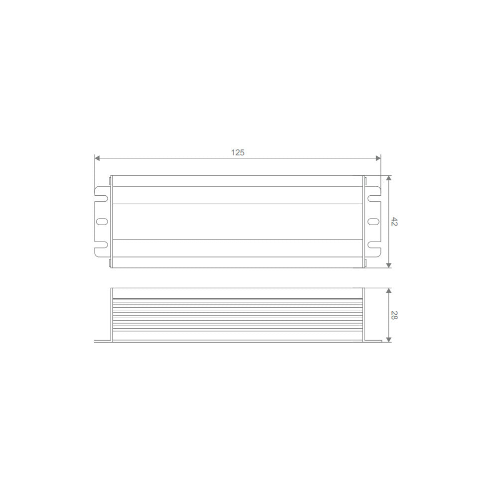 Constant Voltage Dimmable 12V DC 30W LED Driver IP67 - 23193