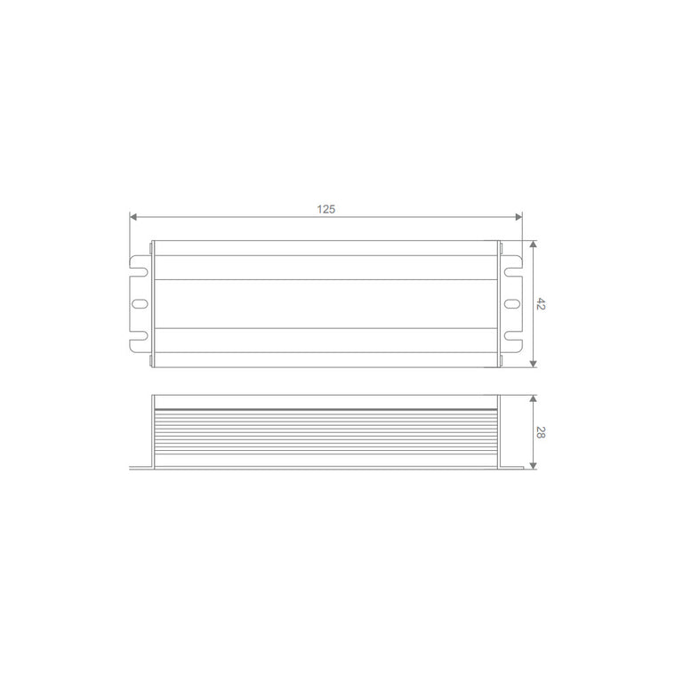 Constant Voltage Dimmable 12V DC 30W LED Driver IP67 - 23193