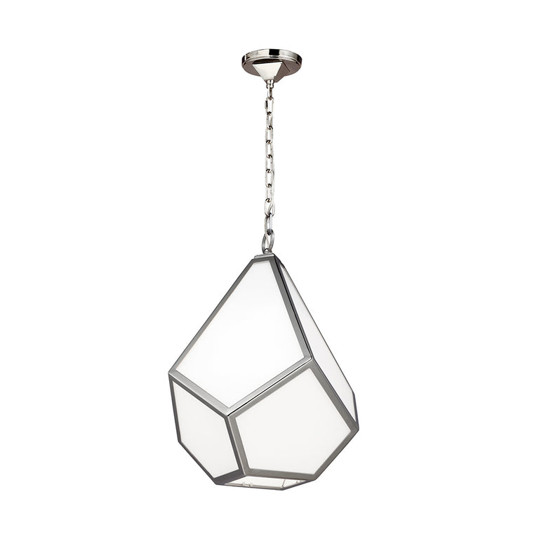 Diamond Medium Pendant Polished Nickel - FE-DIAMOND-P-M