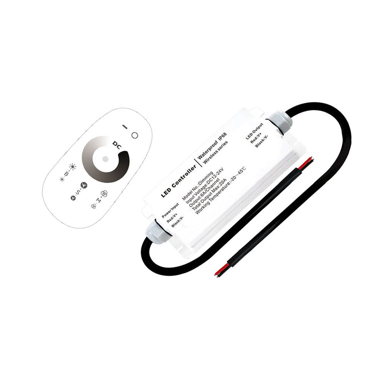 Wireless Waterproof LED Controller With Remote - PWM