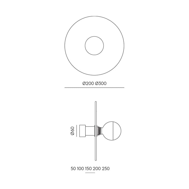 Kassy 50mm Small Wall Light