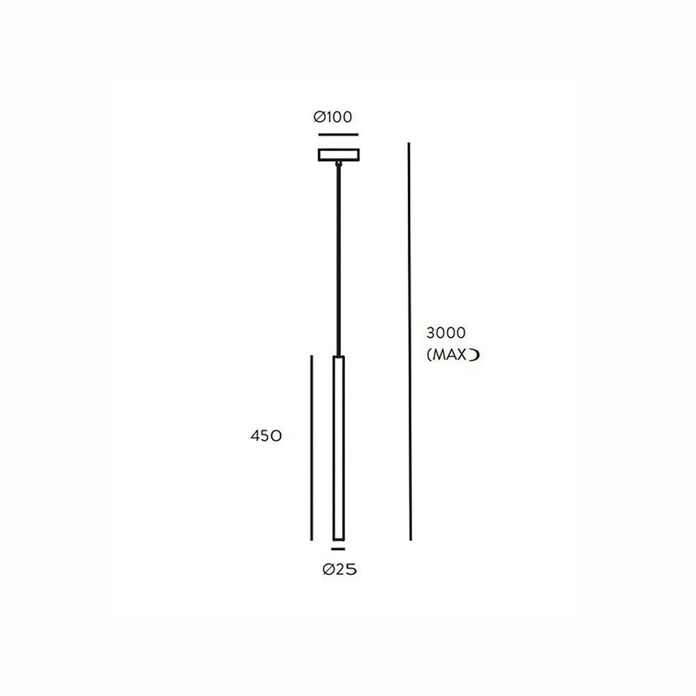 Mika LED Pendant Gold - ARO.C1204/ORO