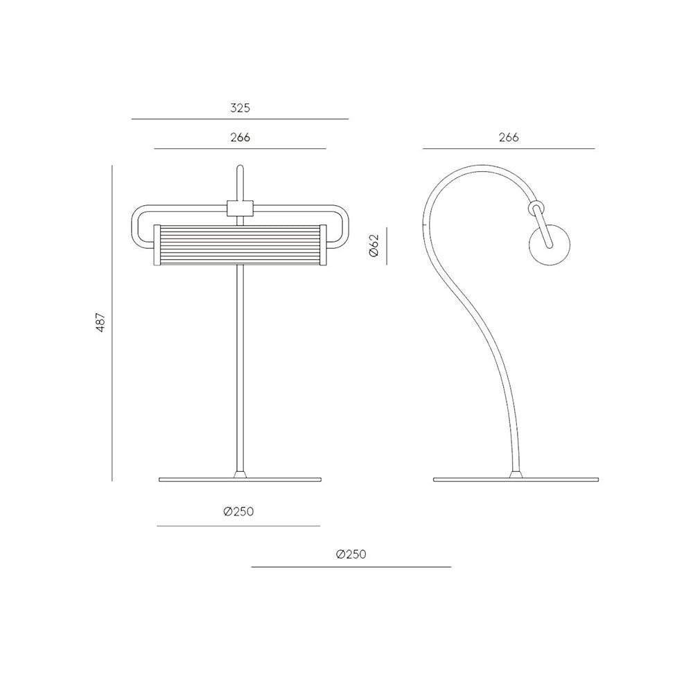 Ison LED Table Lamp Matt Black - ARO.S1298/NEG