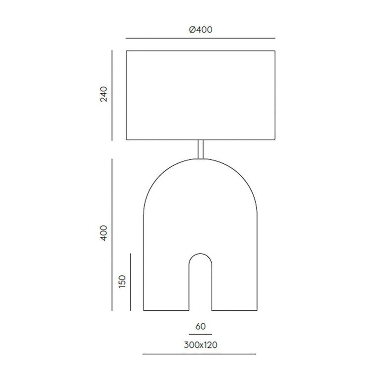 Home Table Lamp With Shade