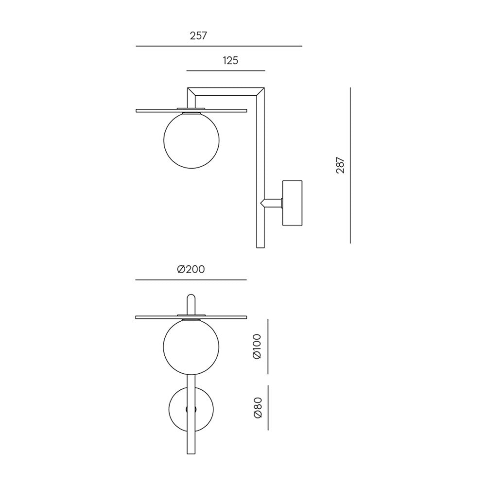 Miro LED Wall Light Matt Black