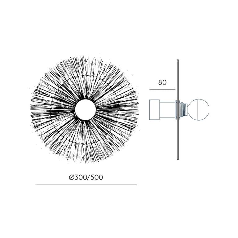 Laos 130mm Large Wall Light