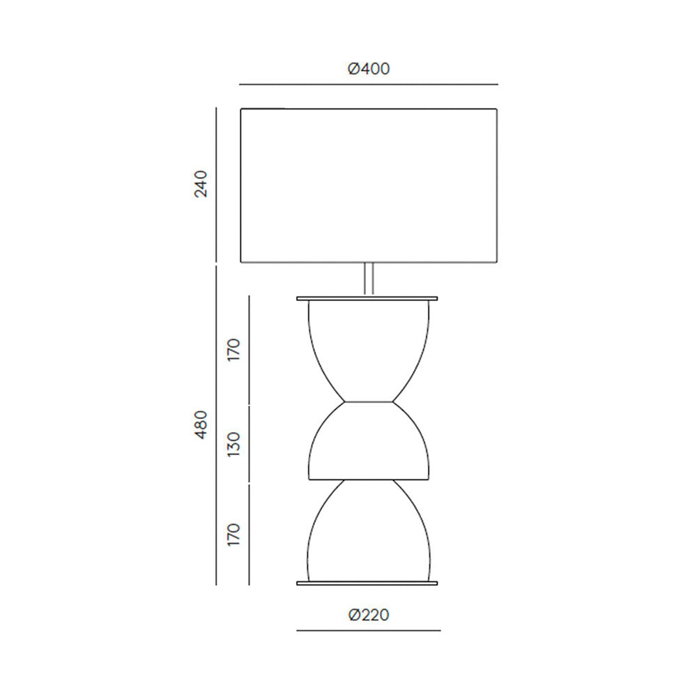 Metric Table Lamp With Shade