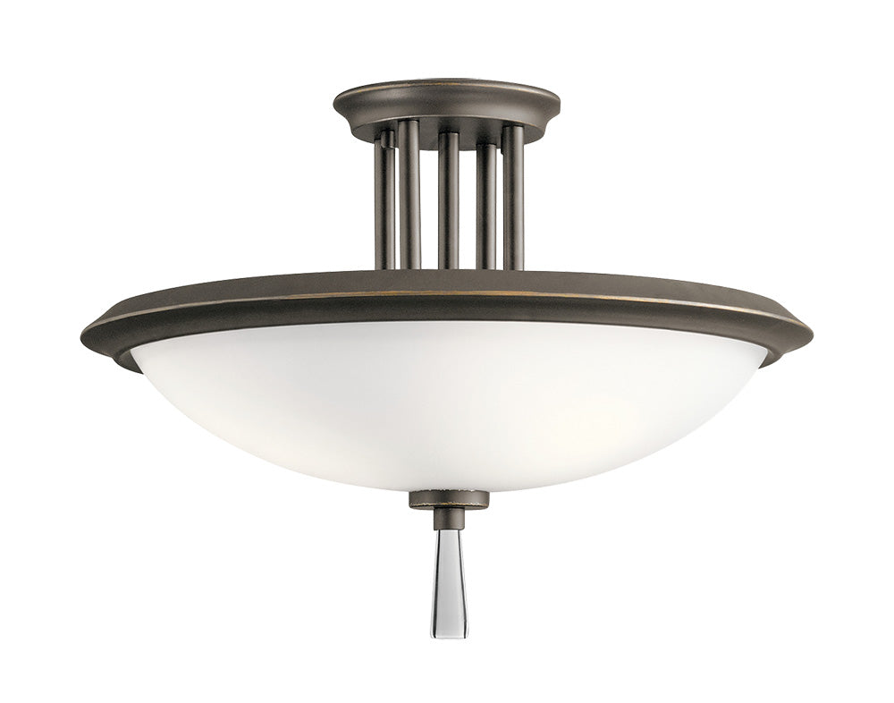 Dreyfus 3 Light Semi Flush Olde Bronze - KL/DREYFUS/SFOZ