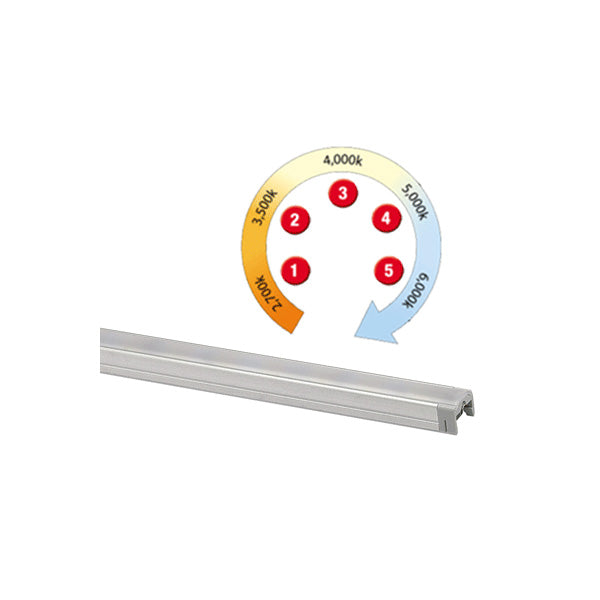 Dual Kelvin Adjustable Linkable 3W LED Strip Light - DUAL3-CA