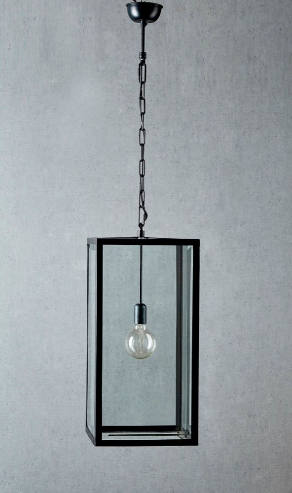 Archie Rose Large Pendant Black - ELANK32537BLK