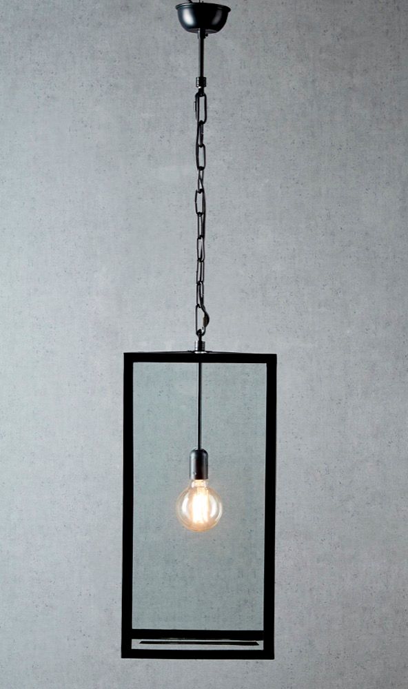 Archie Rose Large Pendant Black - ELANK32537BLK
