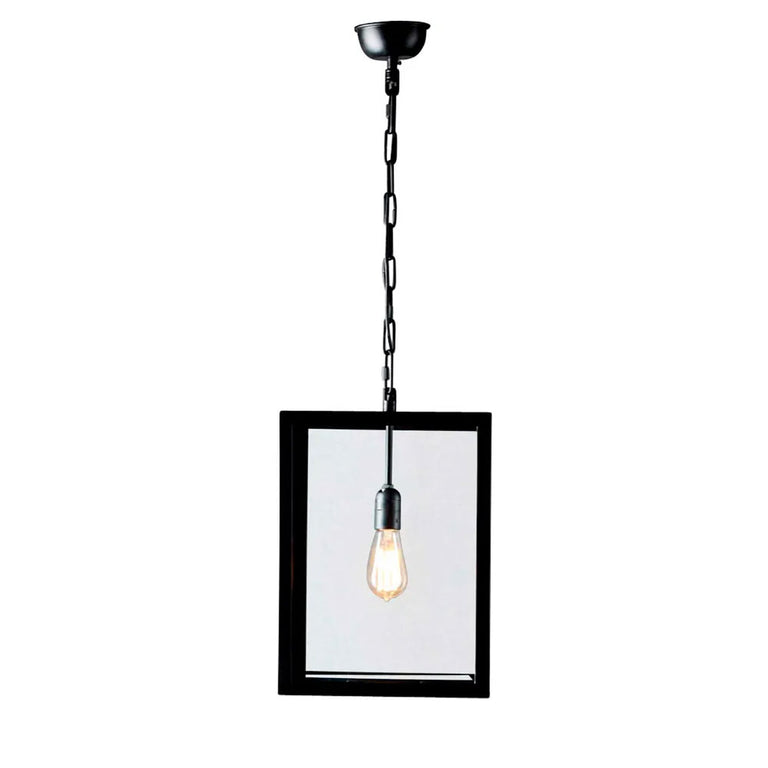 Archie Rose Small Pendant Black - ELANK32538BLK