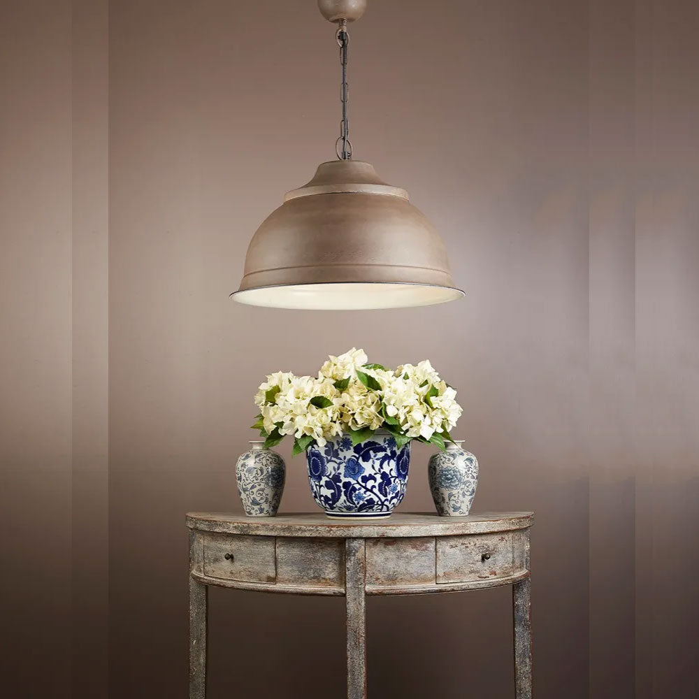 Brasserie Pendant Large Rust - ELANK39900RUST