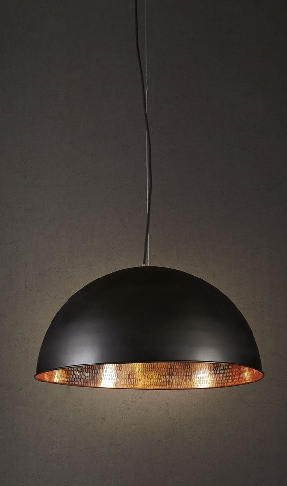 Alfresco Pendant Black Copper - ELAWDOMEBLKCOP