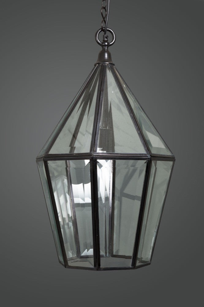 Belmont 1 Light Lantern Pendant Black - ELCIT4600