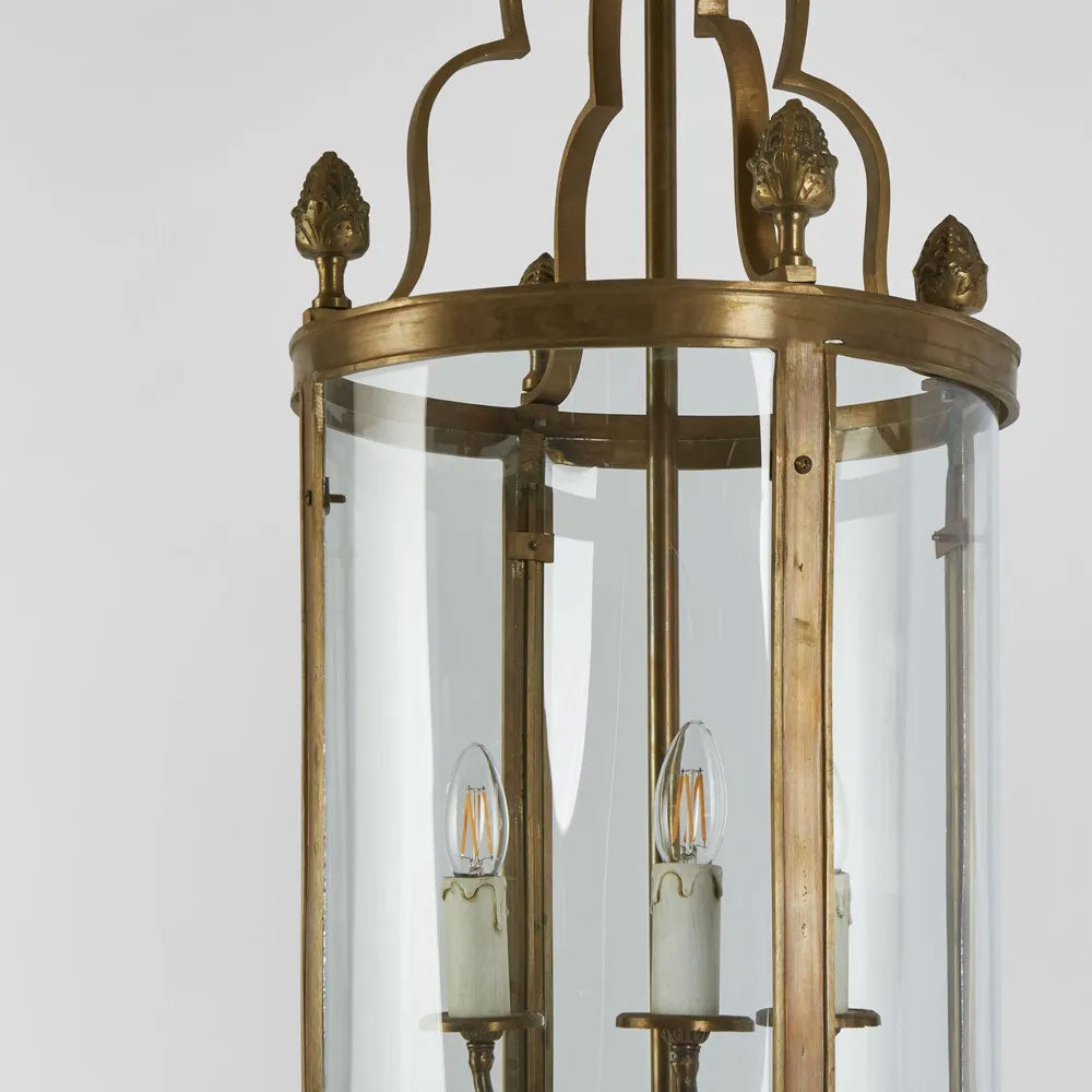 Medina Chandelier Antique Brass - ELD2295