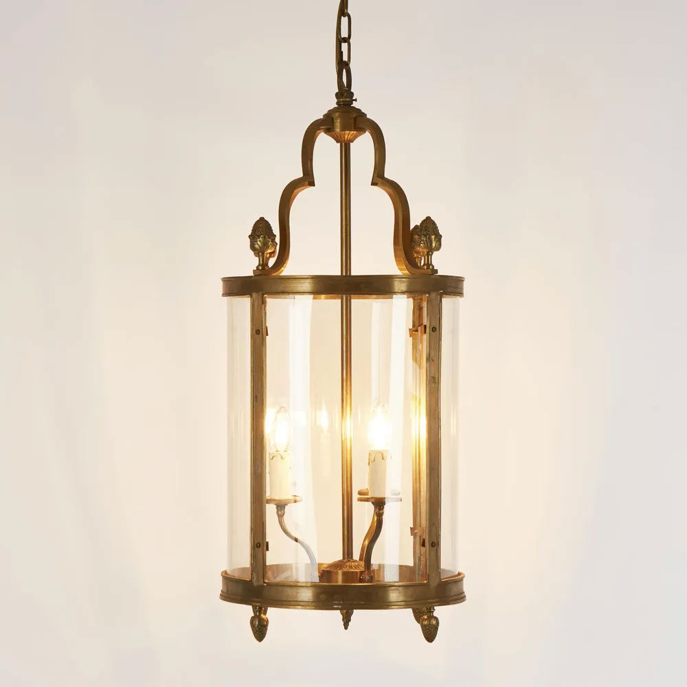 Medina Chandelier Antique Brass - ELD2295